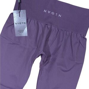 NVGTN PURPLE Activewear Leggings MEDIUM